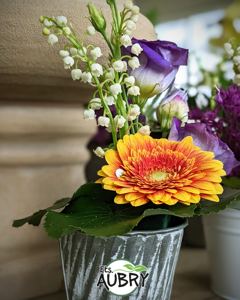 fleuriste deuil mariage aubry