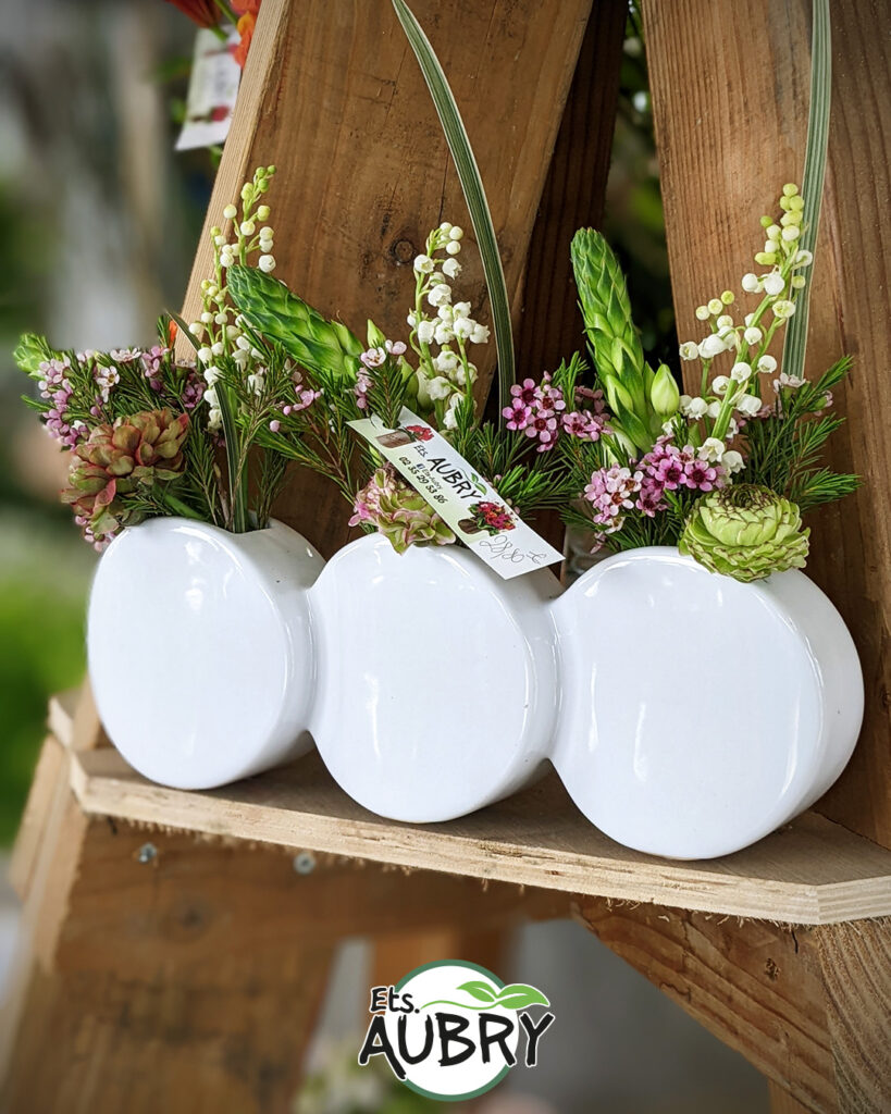 fleuriste 76400 composition vase